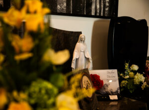 sculpture vierge marie