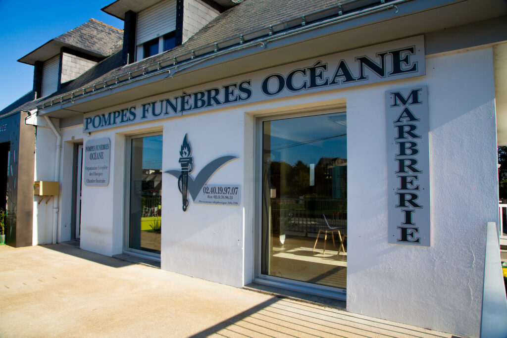 devanture pompes funebres oceane